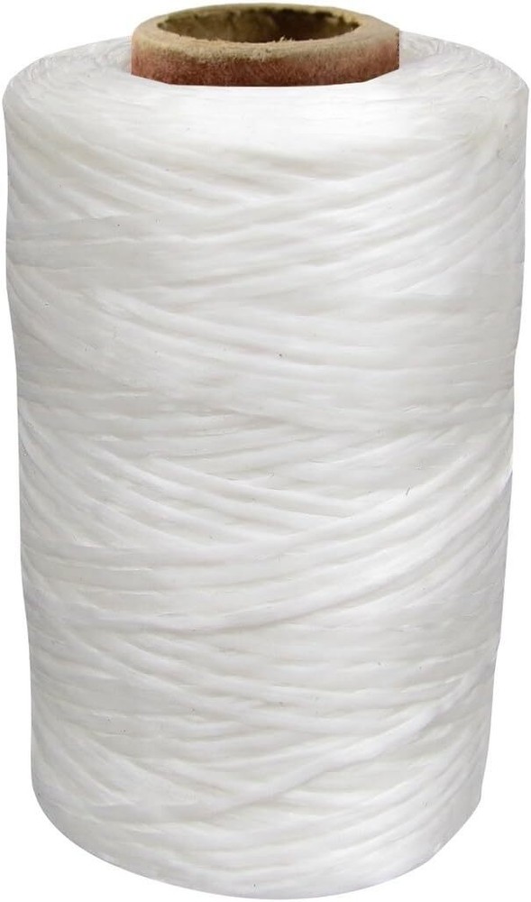 Treasure Gurus 1 Single Spool White Sinew Waxed Beading Craft Poly