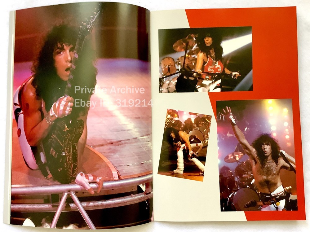 KISS Japan 1988 Crazy Nights Non-Makeup Tour Program Book Eric Carr - Ships USA