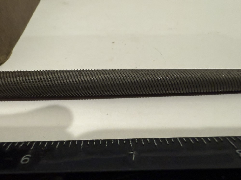 New Vintage Heller 10” Round File, Second Cut