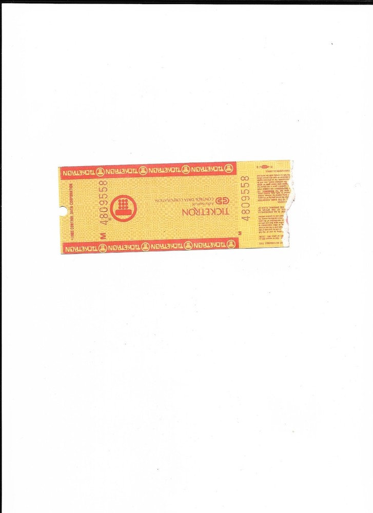 Kiss Concert Ticket from December 13, 1985, Clean