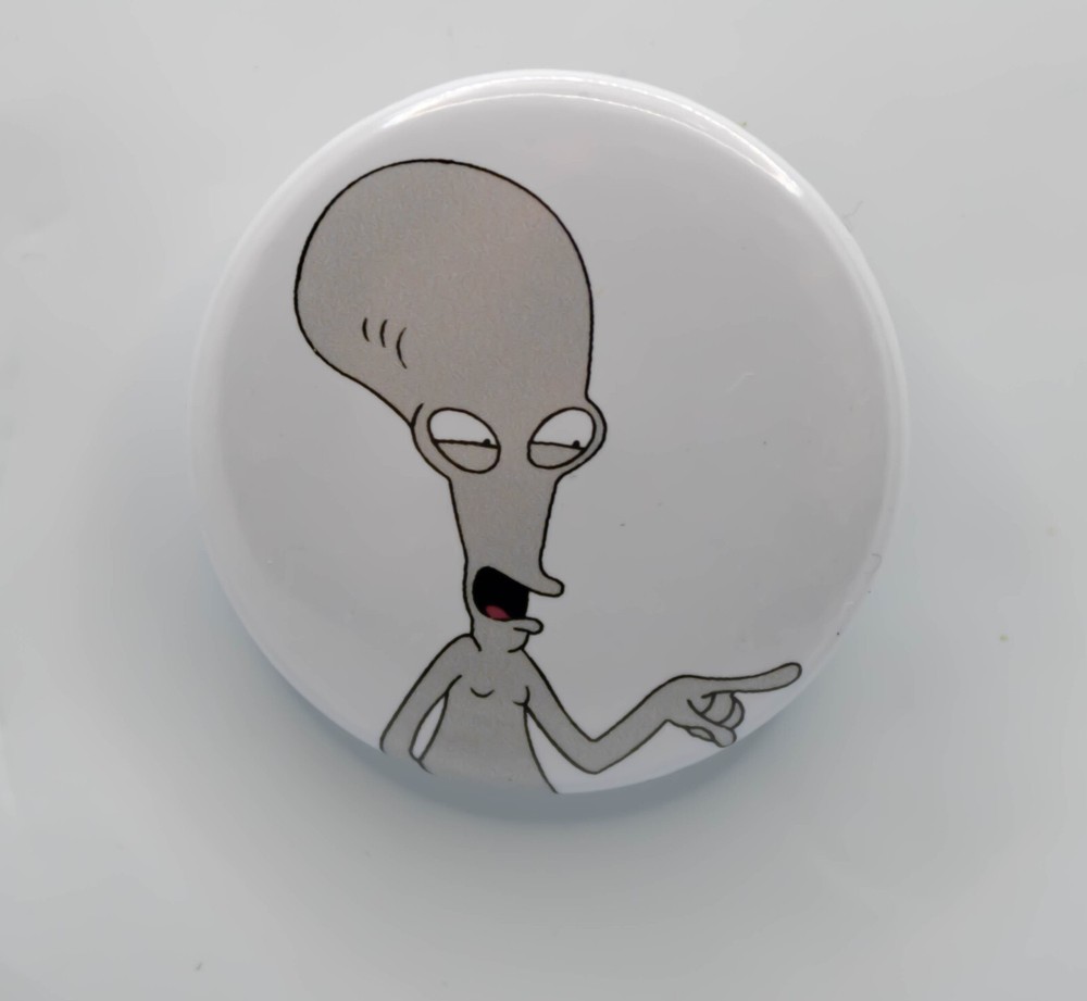 Roger the Alien Persona Button set