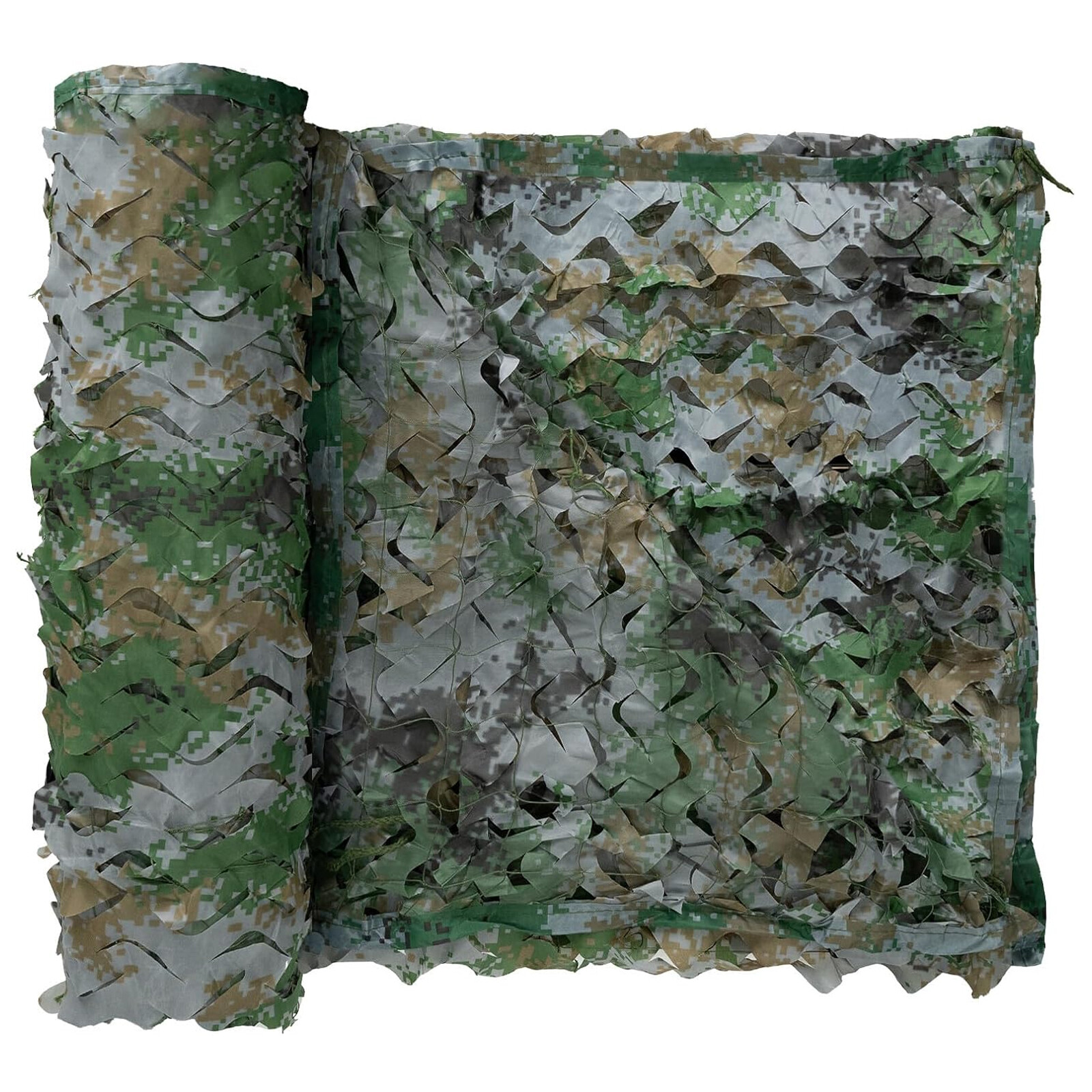 13-26Ft Military Woodland Camouflage Netting Cutable Camo Net Camping Hunting
