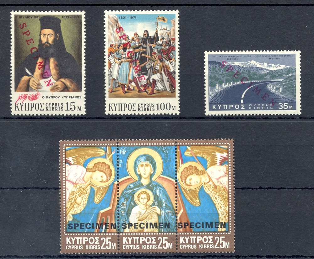 CYPRUS 20 STAMPS = SPECIMEN= ** VF
