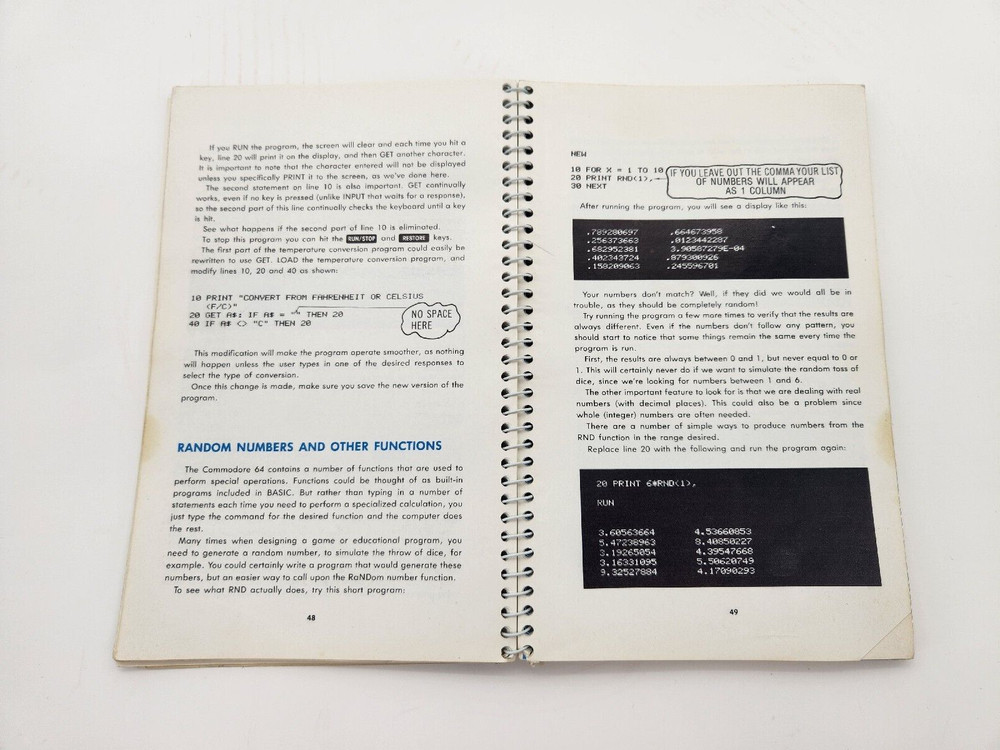 Commodore 64 User's Guide 1st Edition Third Printing 1983 Computer Manual