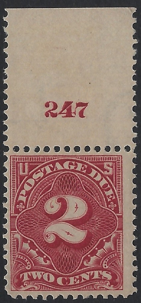 Scott # J39 - Plate # Single - Mint OG Never Hinged                     (P-1652)