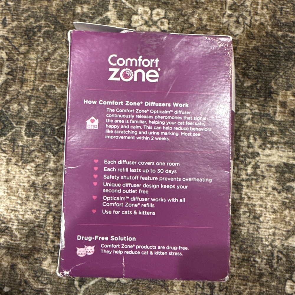 Comfort Zone Single & Multi-Cat Calming Diffuser Kit 2 Pack-NEW
