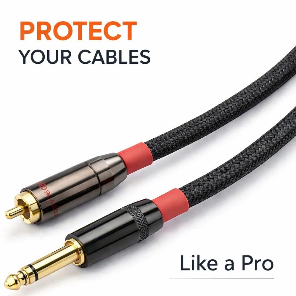 25ft Expandable Non-Split PET Braided Cable Sleeve, High-Temperature Black Lo...