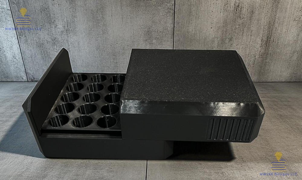 16ga Shotgun Shell Storage Box Case - 25rd Round - Multiple Colors Available!