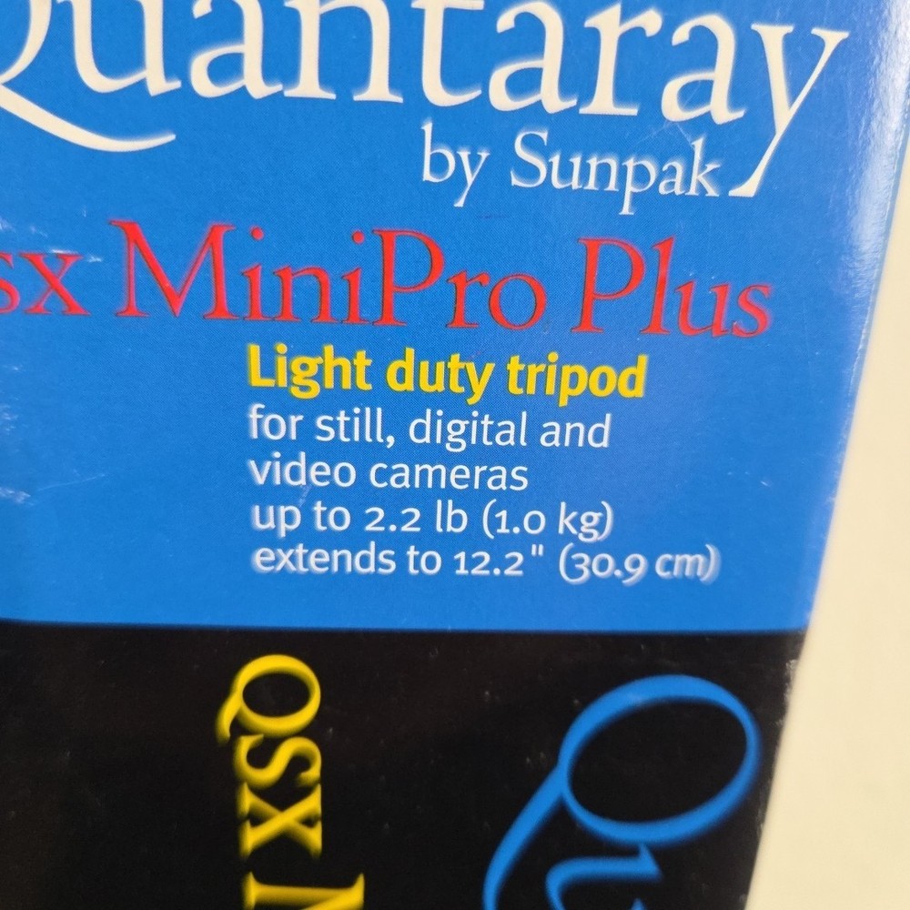 Quantaray by Sunpak QSX MiniPro Plus Tripod
