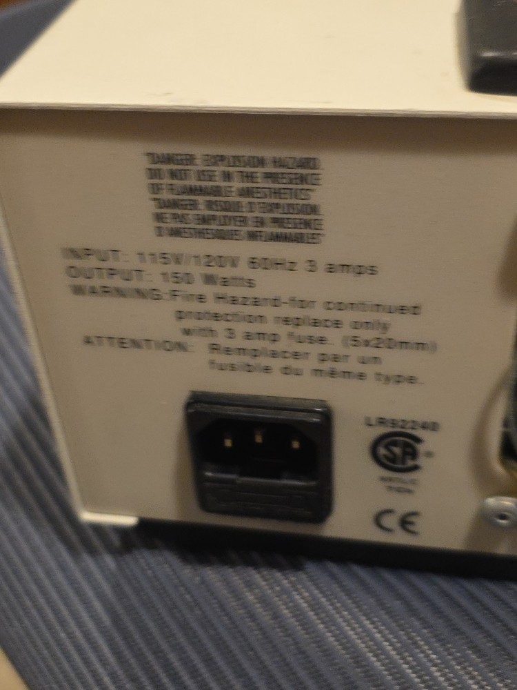 Fostec Model 20500 Fiber Optic Light Source with Ring Light Works