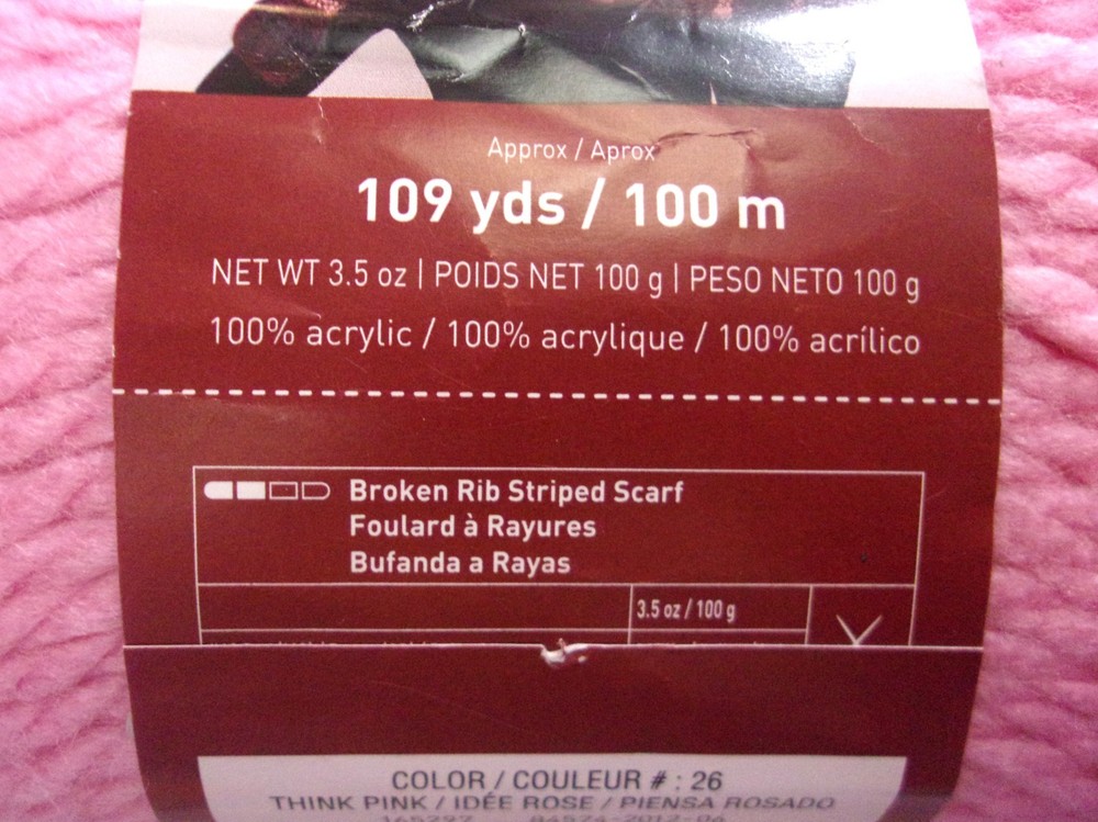 Loops & Threads Charisma Bulky 5 Yarn (Multiple Solid Colors), Sold Per Skein