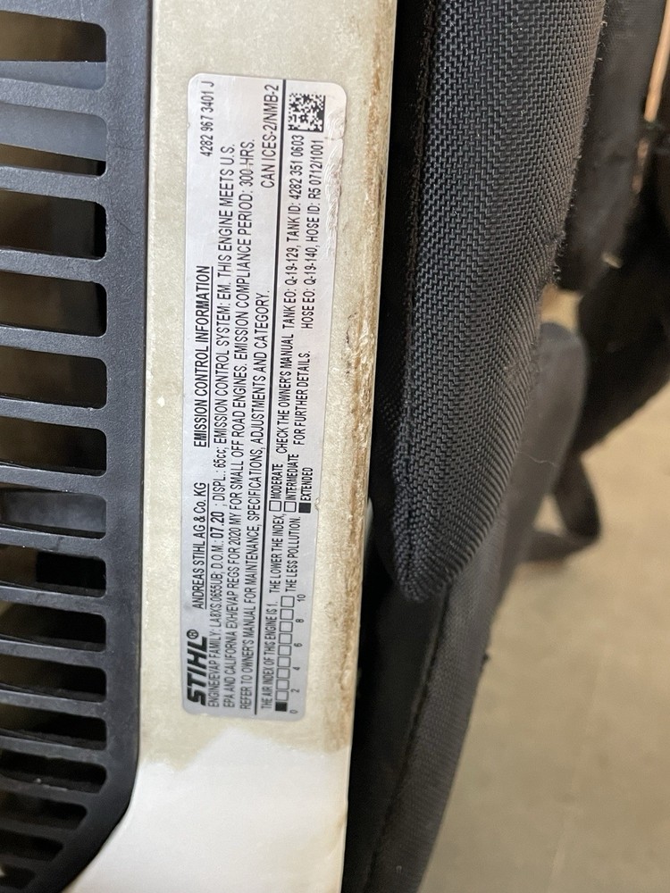 STIHL BR600 Backpack Leaf Blower -STARTS UP & RUNS- 65cc Unit READ NOTES🍃