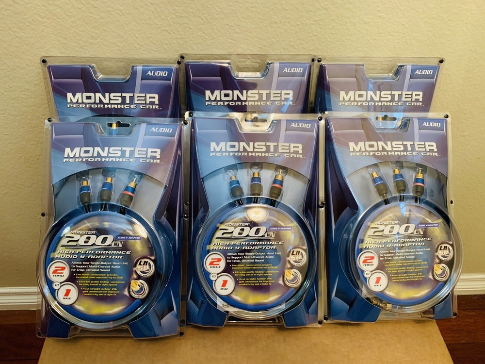 Monster Performance  Car Audio Y-Adaptors