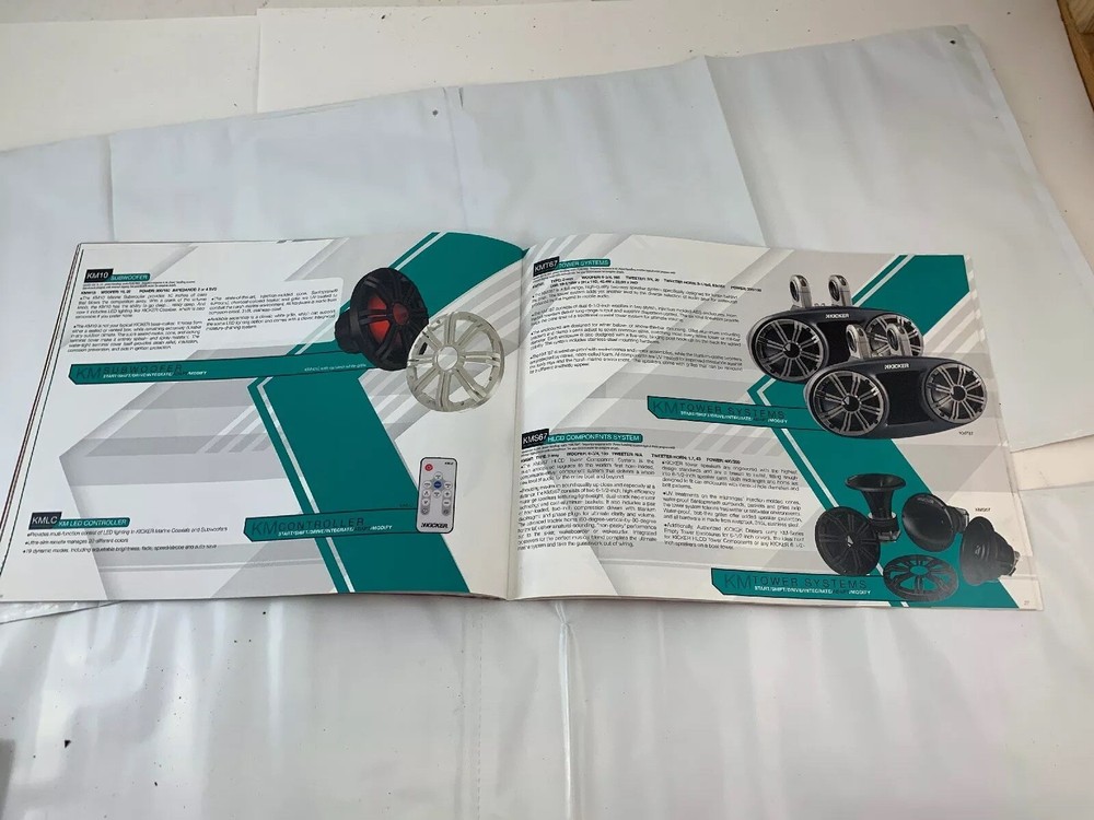 KICKER Performance Car Audio Catalog Brochure Comp CompR CompRT Solo-Baric KM PS