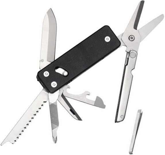ROXON KS2 Elite Multitool Varied Integrated Tools D2 Steel Blade G10 Handle