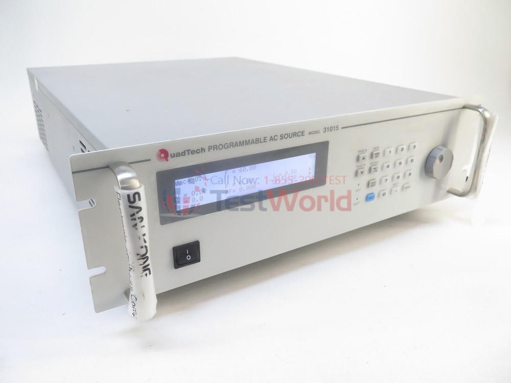QuadTech Chroma 31015 Programmable AC Power Source 300V/1KHZ/1500VA