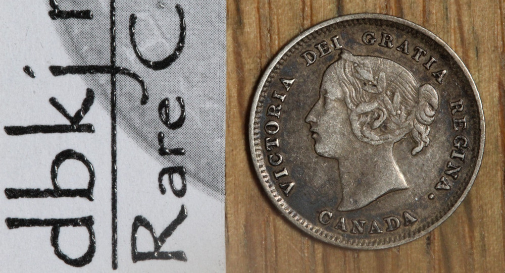 1896 Canada 5 Cent - KM 2 - XF - Extra Fine
