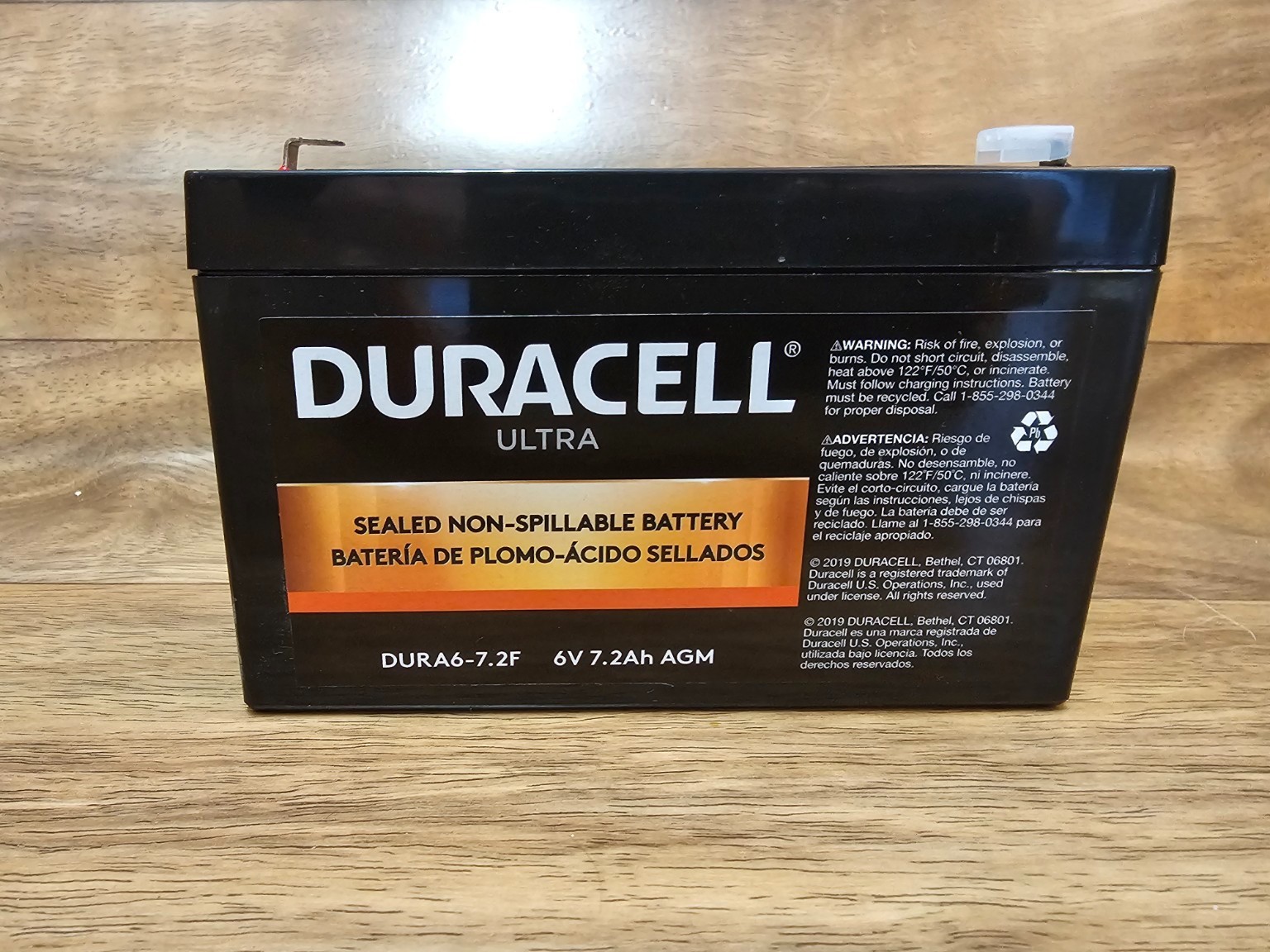 🔋Duracell Ultra DURA6-7.2F 6V 7.2Ah AGM Sealed Lead Acid Battery – LOT OF TEN🔋