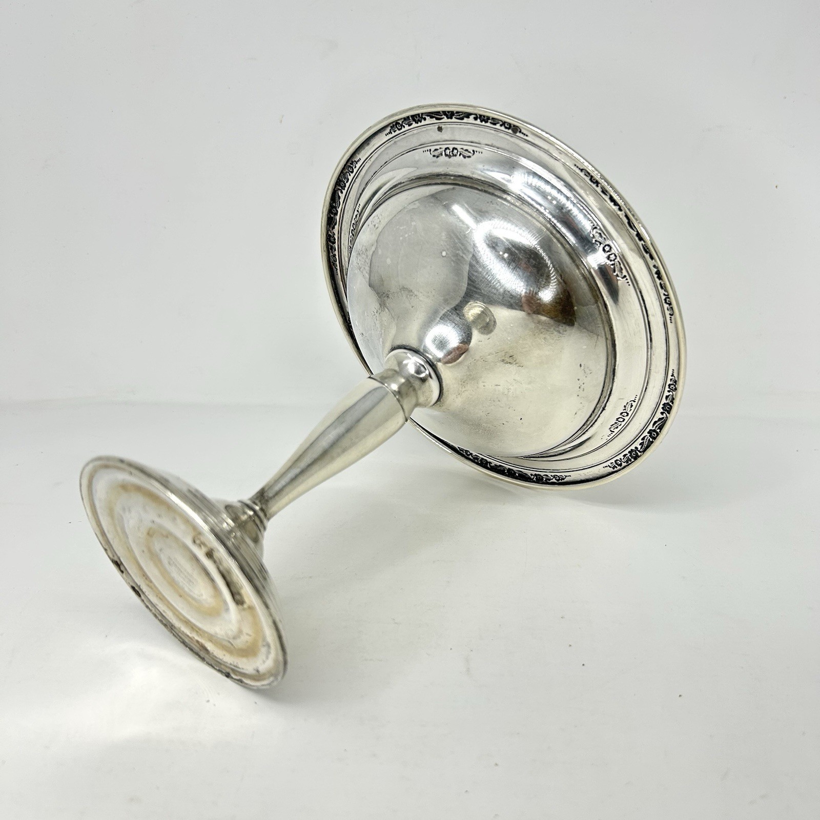 International Silver Courtship T200 Sterling Silver 6 Inch Compote Candy Dish