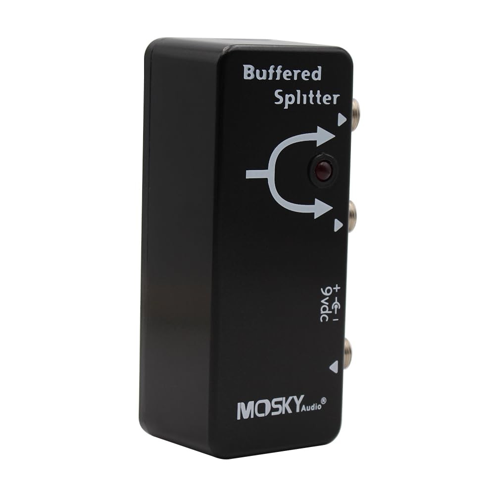 BUFFERED SPLITTER Guitar Effect Pedal Signal Buffer Splitter Dual Clean Buffe...