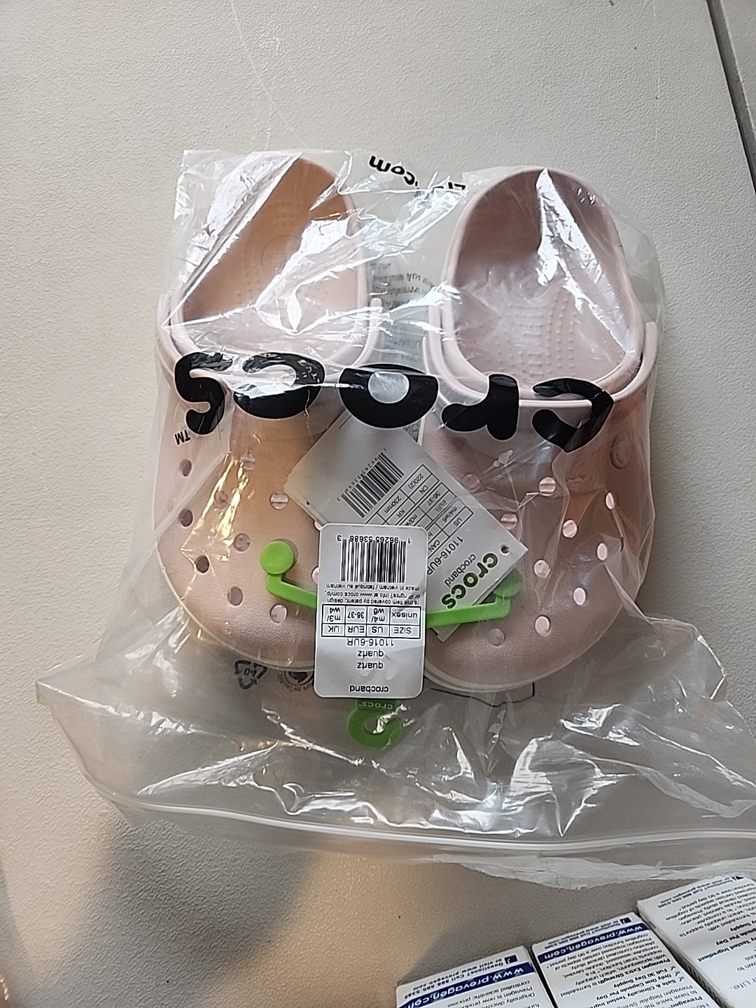 Crocs Crocband Clogs Quartz Pink Unisex M4 W6 New With Tags