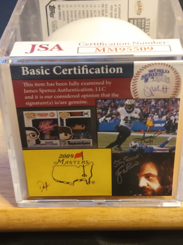 STEELE WALKER-San Francisco Giants Signed OML Baseball (JSA Basic COA)