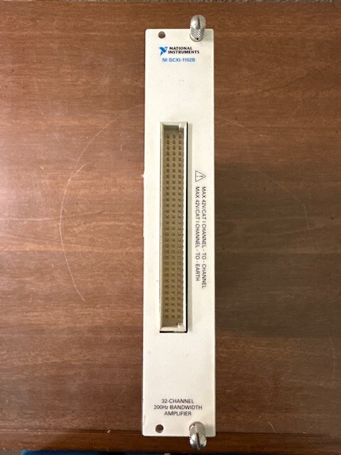 National Instruments SCXI-1102B Thermocouple Amplifier Module 32-Channel