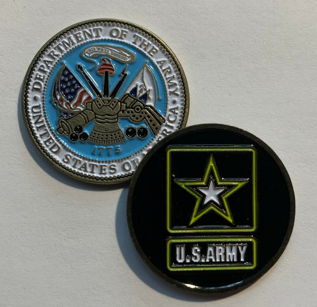 United States Army US Army Strong Golf Ball Marker NEW