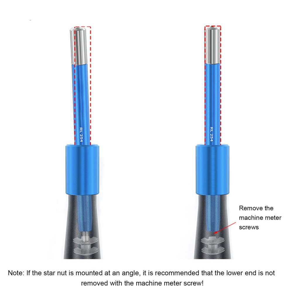 Cycle Fork Star Nut Setting Tool Alloy Front Fork Headset Driver DIY Star N FGJM