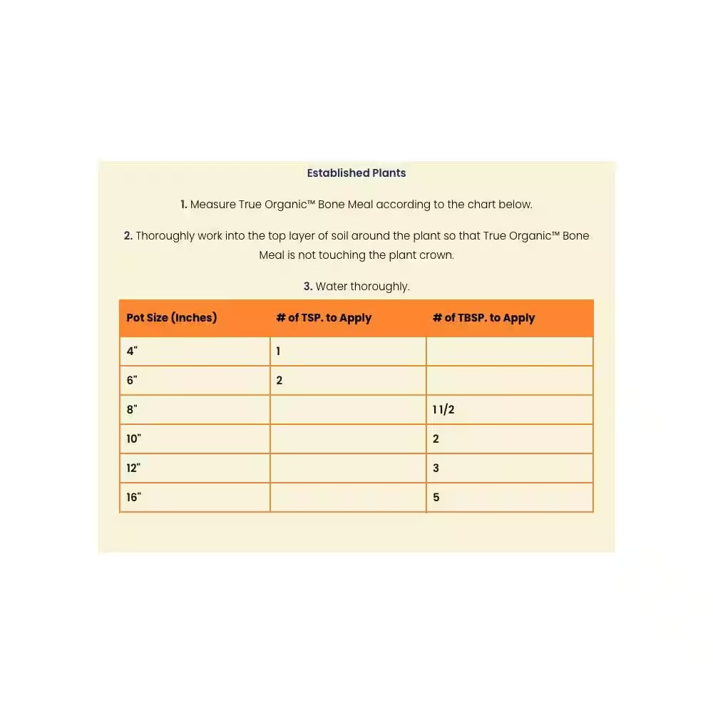 4 Lbs. Organic Bone Meal Dry Fertilizer 7-7-0