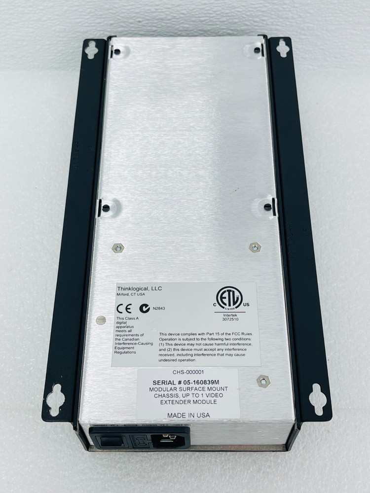 Thinklogical CHS1 Modular Surface Mount Chassis, Up To 1 Video Extender Module