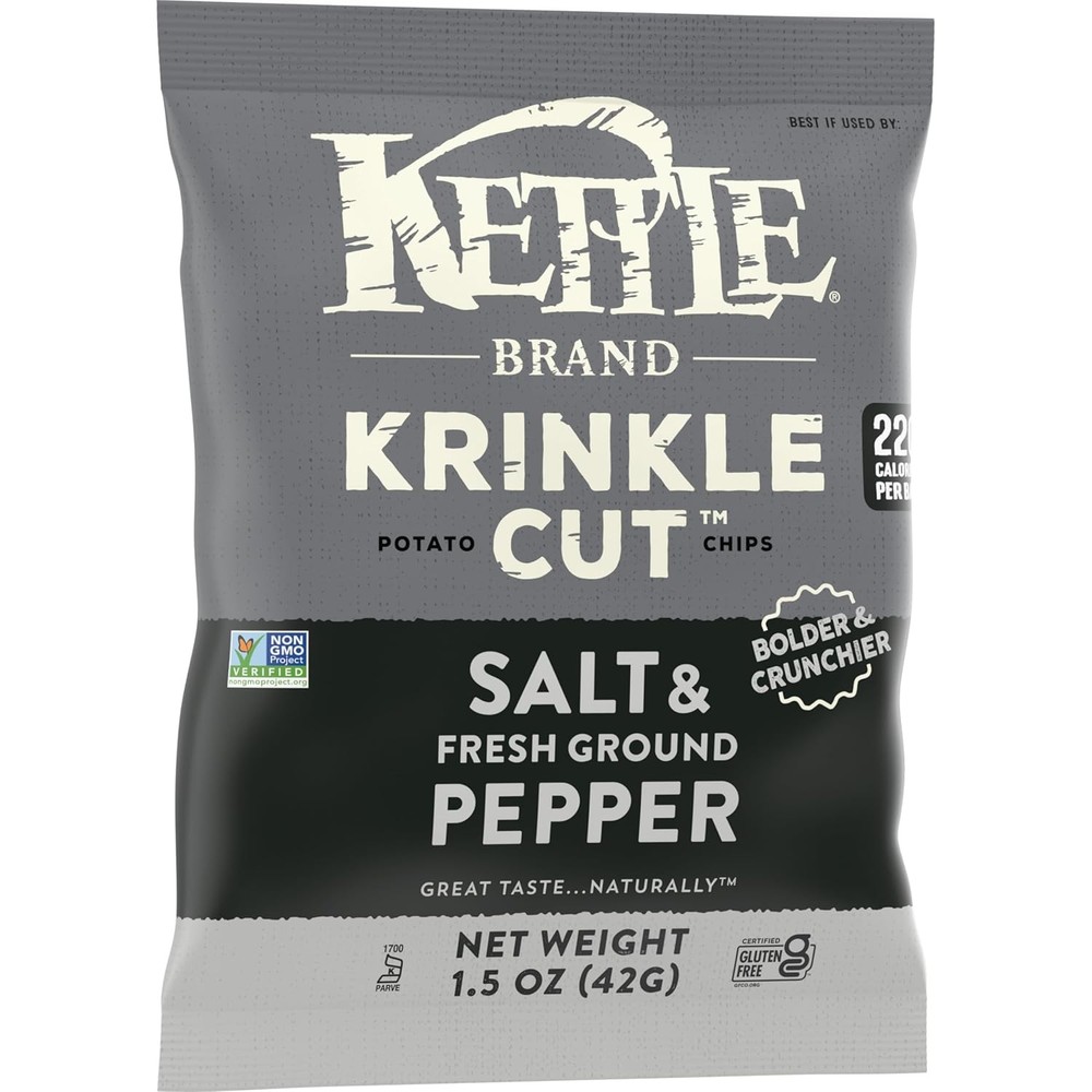 Krinkle Cut Salt Pepper Potato Chips