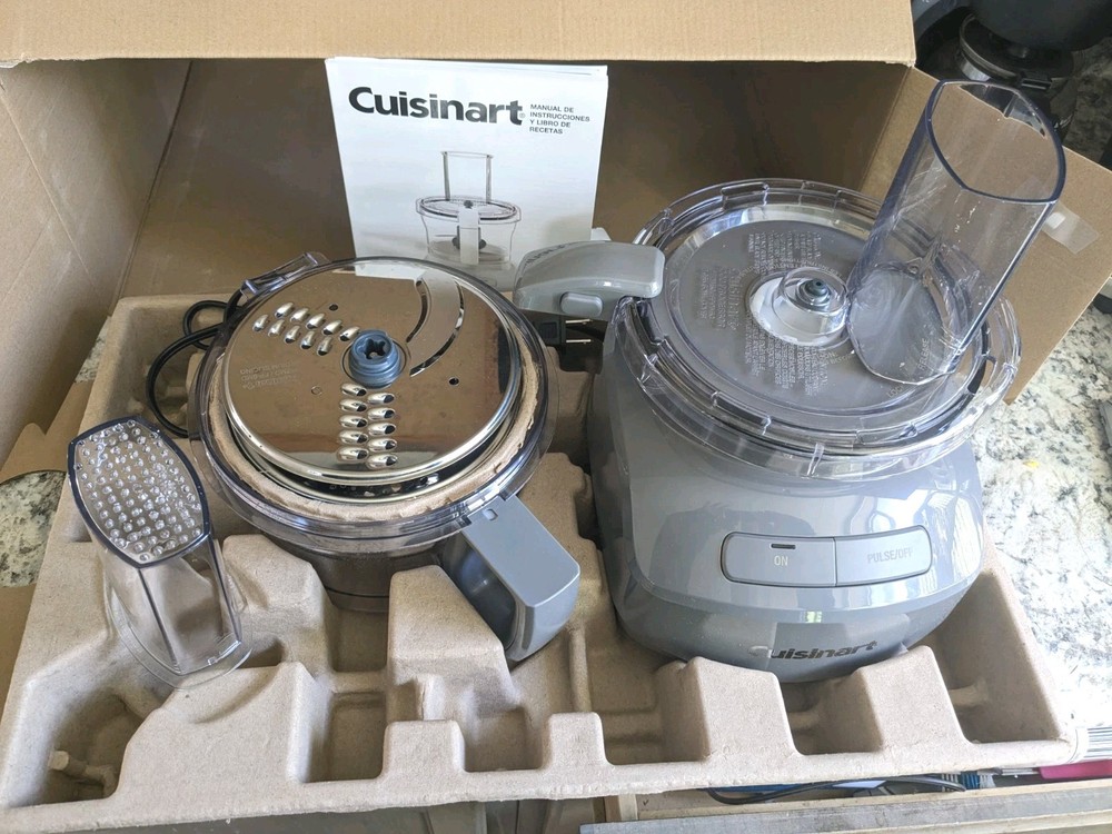 Cuisinart 7-Cup Food Processor, Anchor Gray, FP-7AG