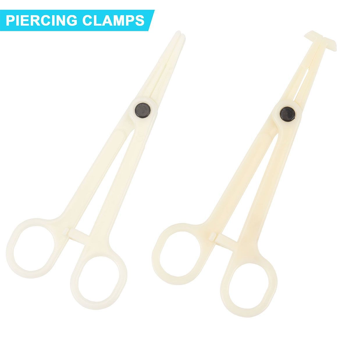 84 Pcs Professional Body Piercing Tool Kit Ear Nose Navel Nipple Needles Set