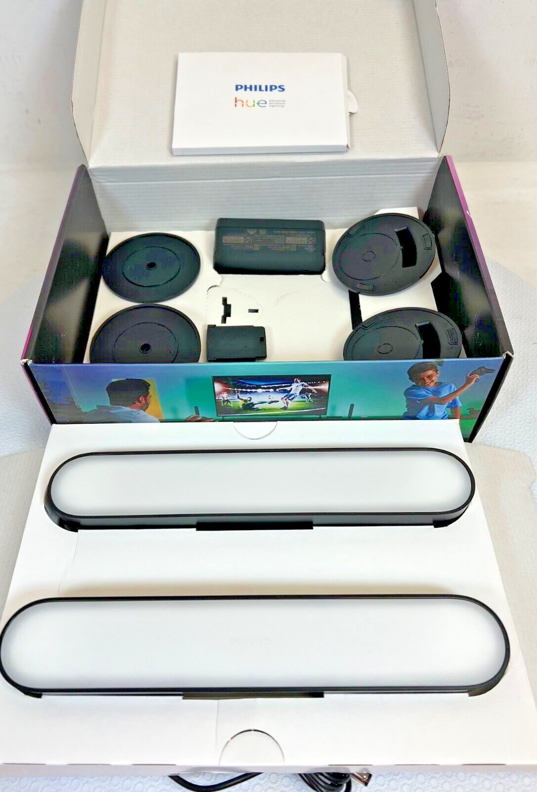 Philips Hue Play White & Color Ambiance LED Light - Black (2-Pack)