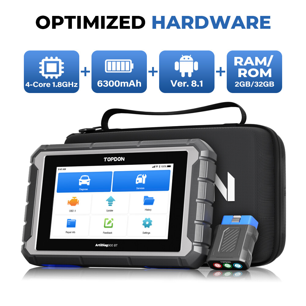2025 TOPDON AD900BT Bidirectional Scanner Full System Diagnostic Tool ECU Coding