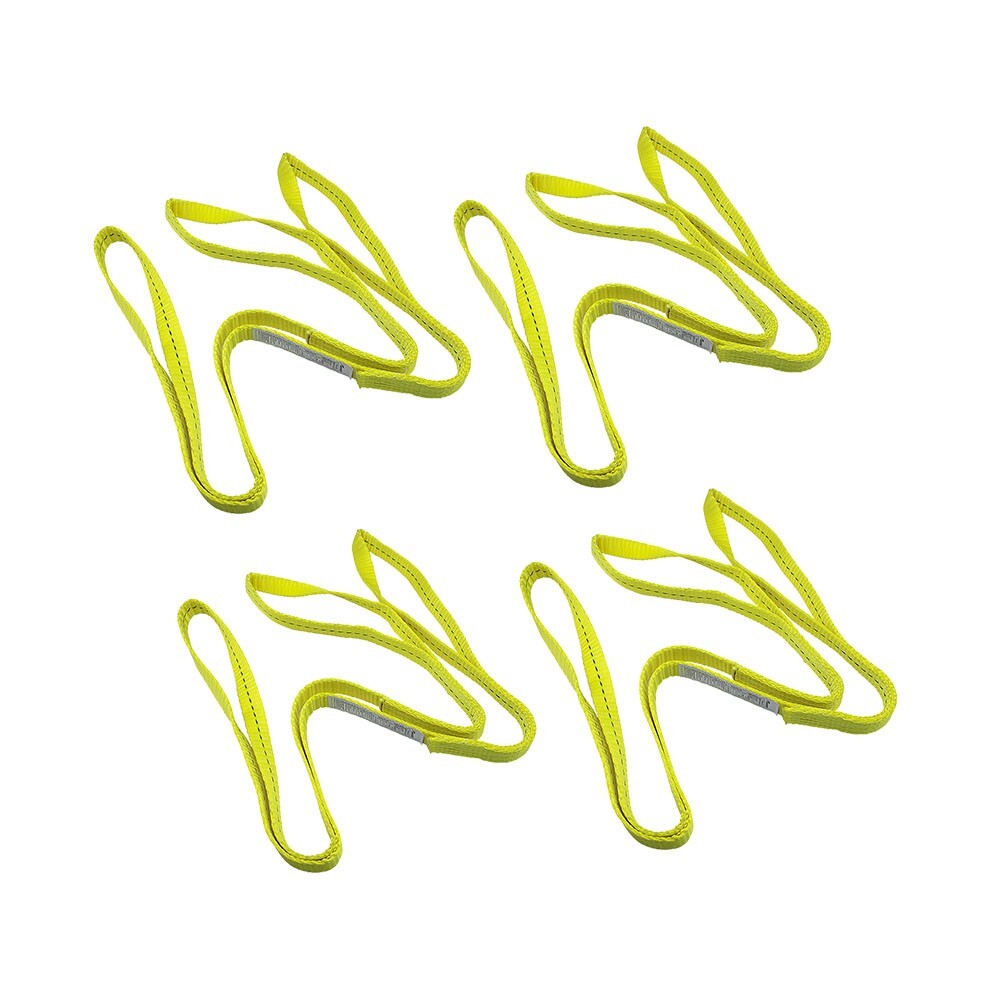 4 Pack 1" x 9' Rigging Moving Lifting Straps Industrial Web Sling 3100LBS 5:1