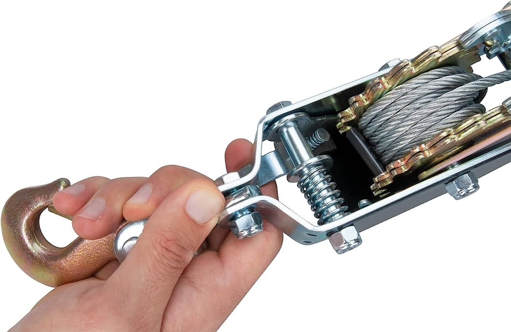 Performance Tool 50-100 Dual Gear Power Cable Puller - 2 Ton Capacity Winch