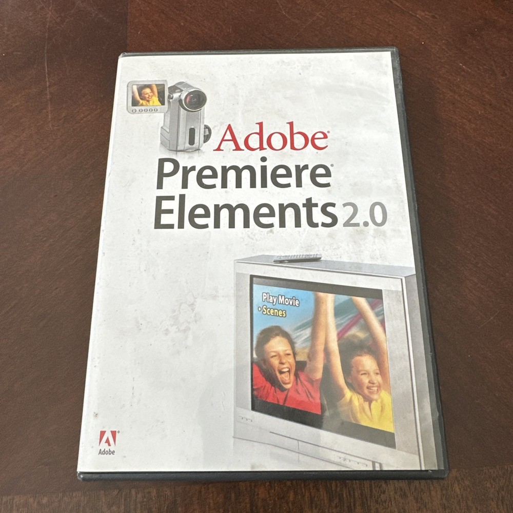 Adobe Premiere Elements 2.0 - Windows Software 2007 with Key
