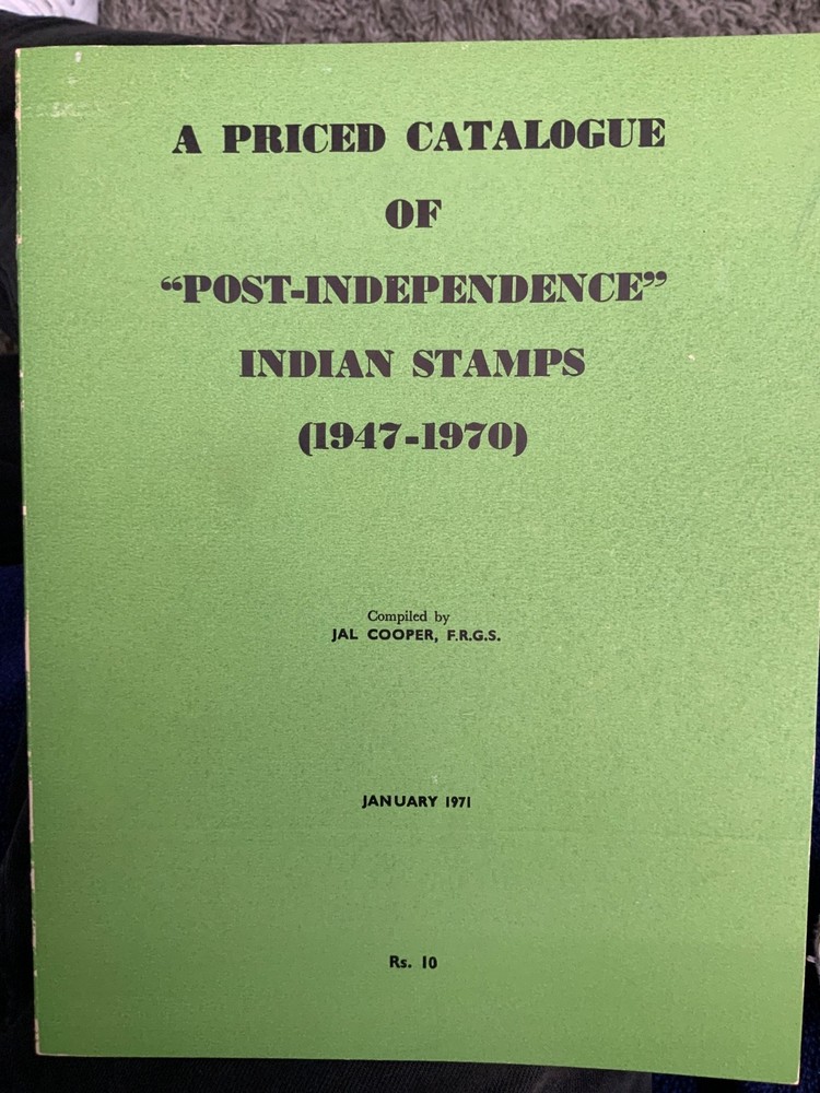 INDIA CATALOGUE jal cooper 1949 1970 great condition rare