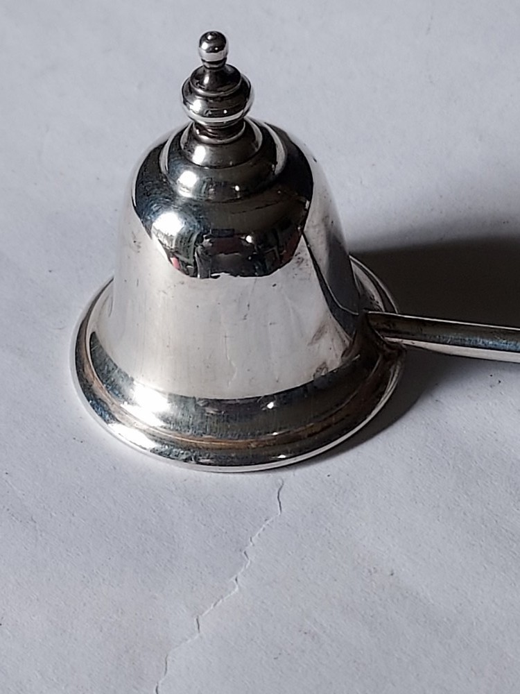 Vintage Gorham Sterling Silver Chantilly Candle Snuffer, 9 1/2", Original Tag