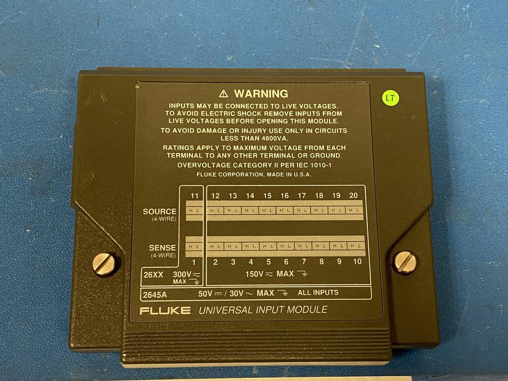 FLUKE 2645A UNIVERSAL INPUT MODULE