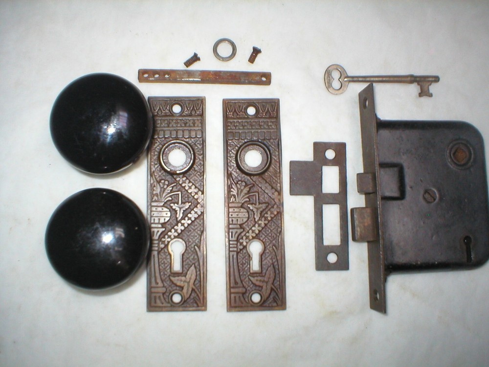 Antique Victorian Era Door Hardware