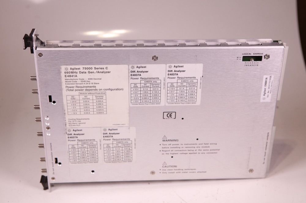 HP E4841A 75000 Series C 660MHz Data Gen Analyzer Module