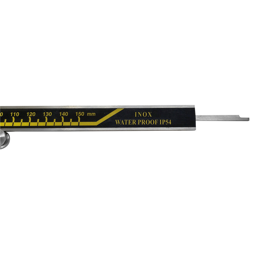 IP54 LCD Screen Electronic Digital Caliper Ruler INOX Splash Proof 6''/150mm