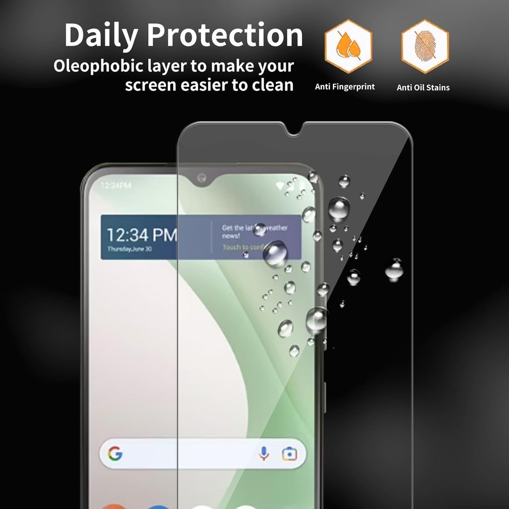 3-Pack Blu View 5 Tempered Glass Screen Protector - Scratch-Proof & Bubble-Free