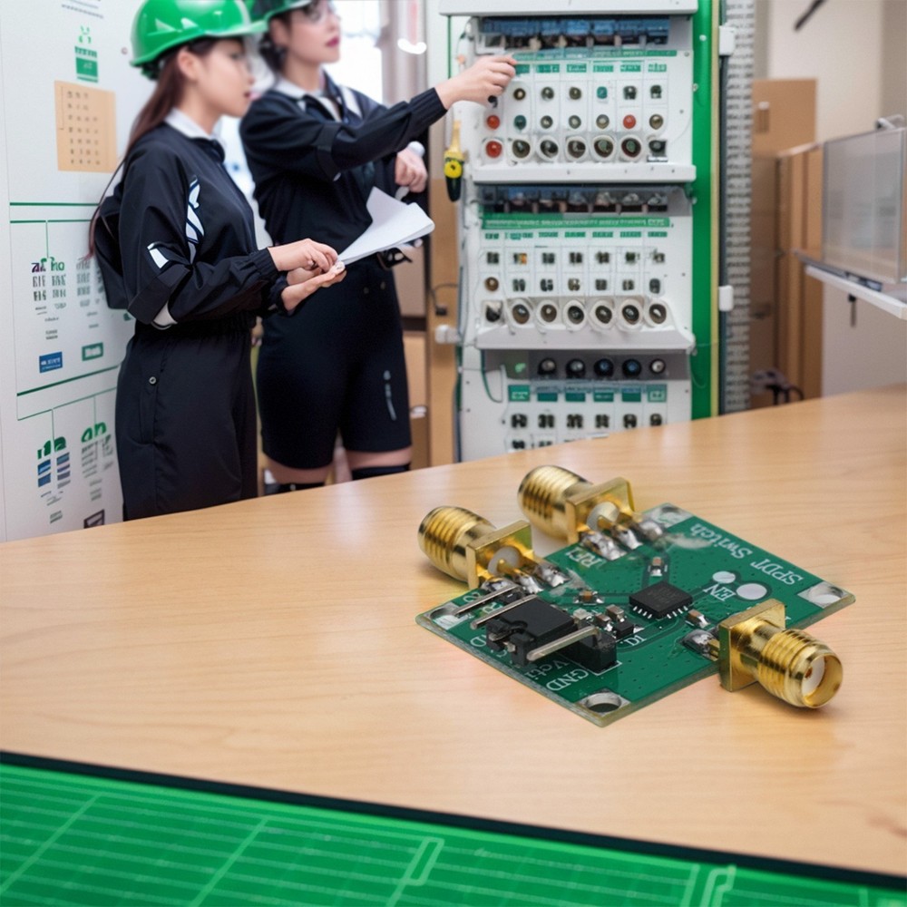 Sturdy and Practical HMC849 RF Switch Module Board for 6GHz Applications