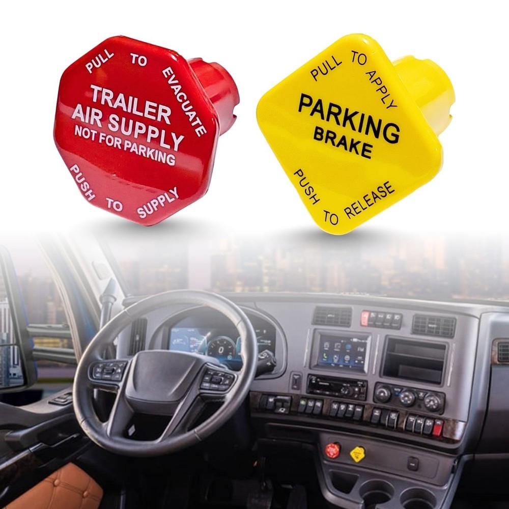 Parking and Air Brake Knobs for Semi Trucks(Threaded Type) Replace 298817,298818
