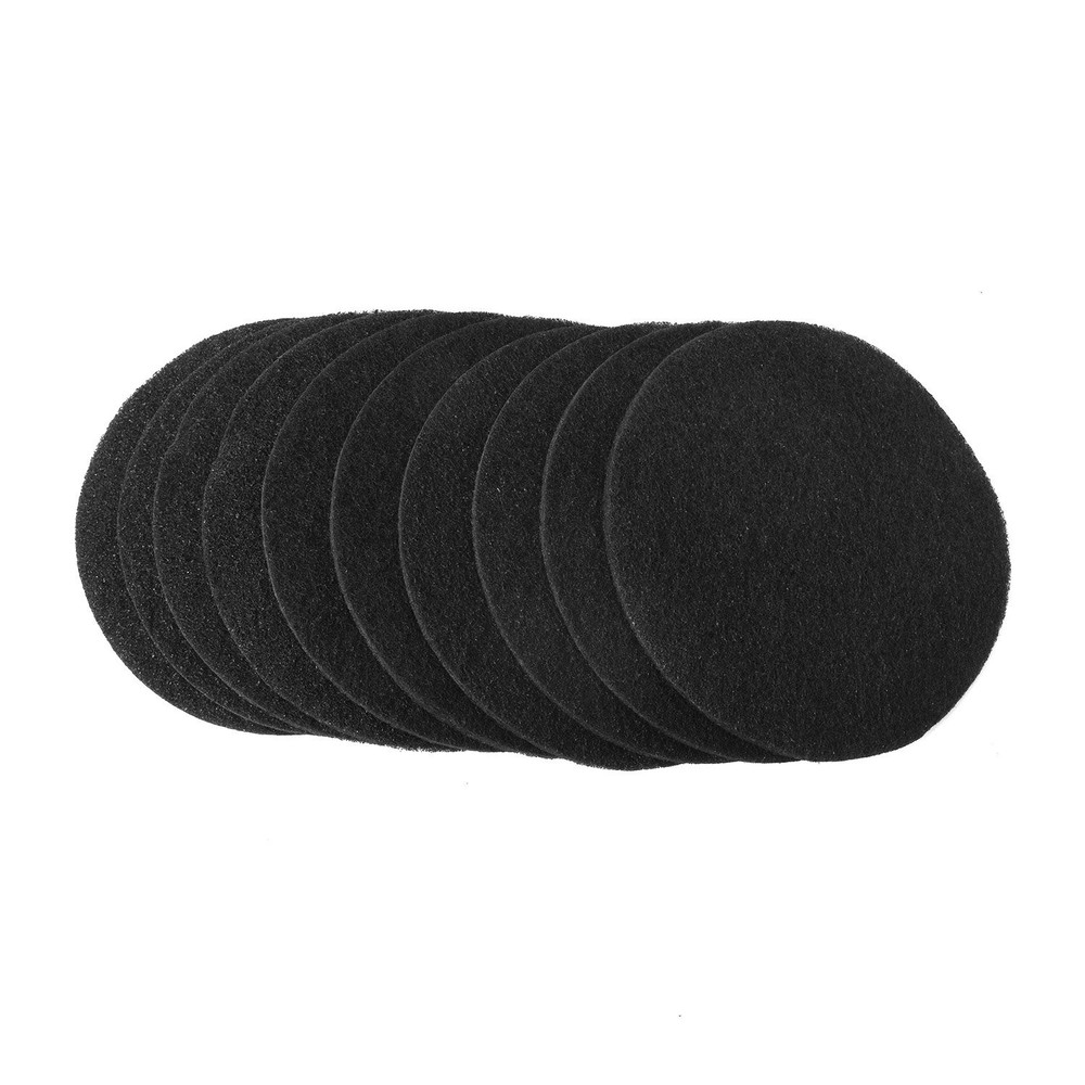 Charcoal Filter Replacements Kitchen Compost Bin Round 6.7" 0.4" Thick 10 Pack