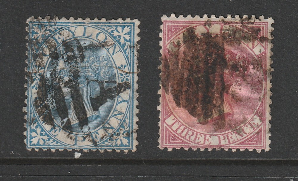 Ceylon Scott# 61-62 Used